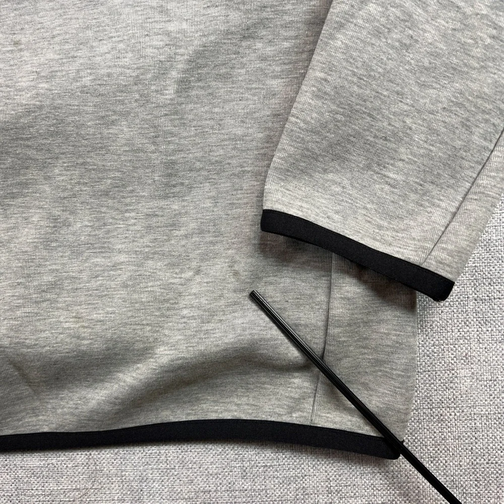 Nike Tech Fleece Pullover Hoodie Men Medium‎ Gray Athleisure DD5174-063 Sporty